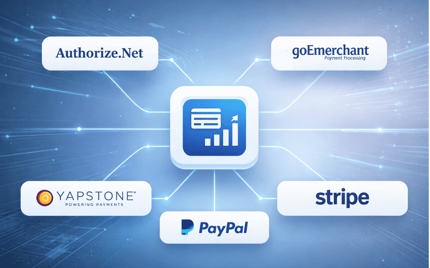 Multiple payment processor options for reservation payments