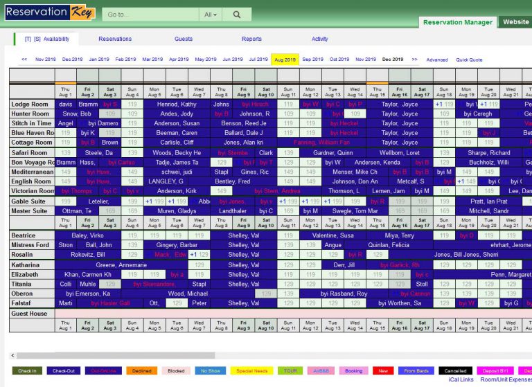 Bed & Breakfast Software Online Booking Engine Reservation System