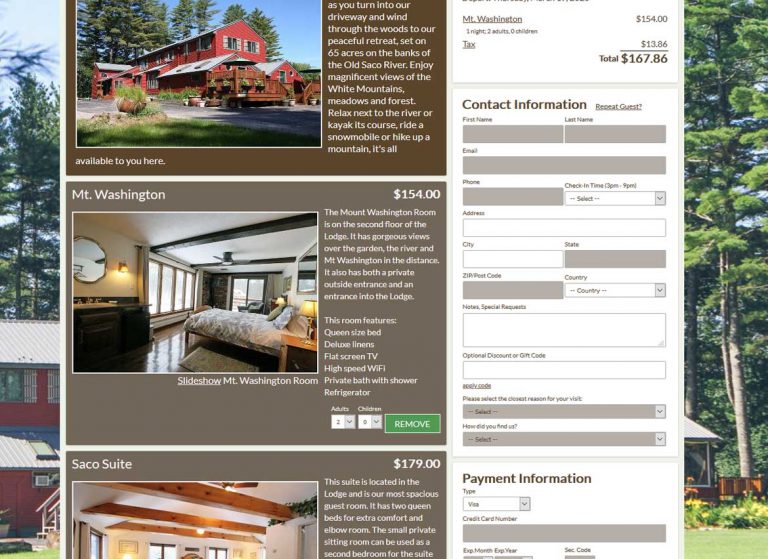 Bed & Breakfast Software Online Booking Engine Reservation System